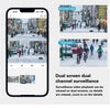 32G 4K IP Camera PTZ Wifi Camera Dual Lens Security Home Cam Video Surveillance