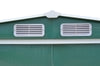 Backyard Storage Shed 10 x 8ft Tool House &Free Base Apex Roof Garden Shed Green