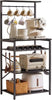 Microwave Oven Stand with Storage Shelves Kitchen Baker's Rack, Industrial