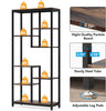 Tribesigns 6-Tier Tall Bookshelf Bookcase, Industrial 8-Shelf Open Bookcase