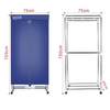 Home Electric Clothes Dryer 1500W Laundry Airer Rack Cover 12kg 2 Tier