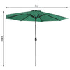 3M Outdoor Garden Umbrella Parasol Sun Shade Patio Hanging Cantilever Round Home