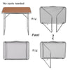 Folding Portable Camping Table Outdoor Garden BBQ Picnic Festival Fishing Patio