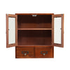 Wooden Drawer Storage Cabinet Doors Desktop Cupboard Rustic Display Shelf Unit