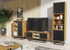 Living Room Set Loft Retro Industrial TV Unit Stand Vintage Oak Cabinet Cupboard