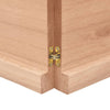 GuyAna Wall Shelf Brown 120x40x4 Treated Solid Wood Oak,Wall Shelves, P2P7