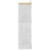 Wardrobe White 151.5x52x186 Solid Wood Pine D3W8