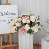 Artificial Wedding Rose Flower Row Top Table Backdrop Arch Arrangement Wall Deco