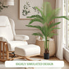 Large Artificial Palm Tree Faux Tropical Aralia Plants Green Natural 160cm 5.2ft