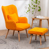 Recliner Armchair Lounger Napping Sleeper Sofa Chair with Footstool