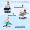 Indoor Outdoor Toddler Sit and Spin Sensory Toy Chair Petal-Blue