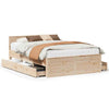 Bed Frame without with Headboard 150x200 King Size Solid Wood R3Z3