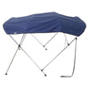 Heavy Duty Boat Bimini Top Canopy 900D Polyester Sunshade Shelter Steel Frame UK