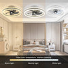 LED Ceiling Fan Light Dimmable Chandelier Cloud Shaped Fan Lamp for Kids Bedroom