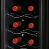 Wine Cooler Fridge Refrigerator Bar Drinks 33 L 12 Bottles LCD Touch 55 W Tjzoef