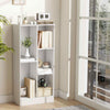 104 cm Wooden Toy Storage Organizer 5-Section Freestanding Bookshelf