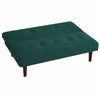 Fabric Sofa Bed Small Couch Settee Loveseat Sofabed Single Sleeper Recliner Beds