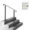Wrought Iron Handrail Outdoor Handrail Fit 1 to 3 Steps Stairs Handrail