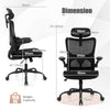 Mesh Office Chair Ergonomic Computer Desk Chair with Adaptive Lumbar Support