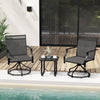 Patio Swivel Dining Chairs Set of 2 Patio Chairs Outdoor Bistro Chairs