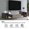 160cm Wall Mounted TV Cabinet Floating TV Unit TV Stand Cabinet for Living Room