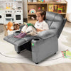 Adjustable Larger Kids Lounge Recliner Chair with 2 Cup Holders