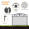 5x Metal Garden Fence Panel Trellis Barrier Portable Screen Gate Pet Patio Yard