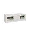 Modern TV Stand High Gloss Doors Entertainment Unit Cabinet With RGB LED Lights