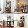 Microwave Stand Retro Kitchen Baker’s Rack Industrial Utility Storage Rack