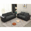 Luxury 2, 3 Seater Linen Fabric Couch Sofa Chaise Living Room Furniture