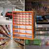 39 Multi Drawer Parts Bits Storage Cabinet Unit Organiser Home Garage Tool Box