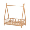 Children Toddler Kids Teepee Bed Frame Single Tree House Barrier Wood Sleeper