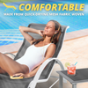 3pc Garden Furniture Table Set Sun Lounger Seats Zero Gravity Reclining