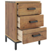 Bedside Cabinet Brown 36x30x54 cm Solid Pinewood