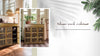 Wisfor 4 Tier Bamboo Shoe Storage Cabinet Cupboard Rack Organiser w/ Doors Shelf