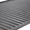 Cast Iron Reversible Griddle Plate Grill Pan Ribbled/Smooth Side BBQ Hob Cooking