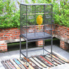 Large Bird Cage Parrot Cage Moving Wheels Budgie Canary Finch Cockatoo PlayStand