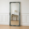 Mirror Large Full Length Wall Leaner Antique Vintage Silver Mirror 150cm x 61cm