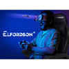 Gaming Office Chair Extra Large Pillow Racing Executive Footrest Seat