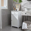 Bathroom Floor Cabinet Freestanding Storage Unit Cabinet w/Adjustable Shelf