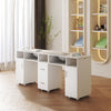 Manicure Nail Art Table Salon Beauty Station Technician Workstation Storage Desk