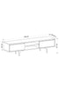 ARTEMIS TV Stand /TV Unit/180 cm/2-Door/2-Shelf/Sapphire Oak/Modern Retro Design