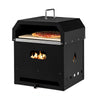 4-in-1 Outdoor Pizza Oven Portable Detachable Grill Oven Fire Pit w/Pizza Stone