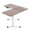 L-Shaped Office Desk Standing Adjustable Height Electric Stand Desk Workstation