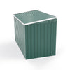 Galvanized Metal Garden Bike Shed Tool Lockble Garbage Bin Storage Sheds 210cm