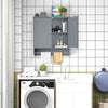 Space-saving Storage Organizer Hanging Bathroom Cabinet-Grey