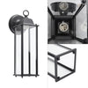 Vintage Wall Light Iron Metal Lantern Lamp with Glass Shade Cover Indoor Outdoor