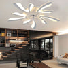 Dimmable Ceiling Fan with LED Light Adjustable Wind Speed Remote Control Bedroom