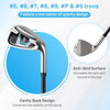 Men's Complete Golf Clubs and Bag Set #1 Driver, #3 Fairway #5Hybrid White