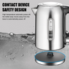 Electric Kettle Fast Boil Quiet Stainless Steel Boil-Dry Protection 2200W 1.7L